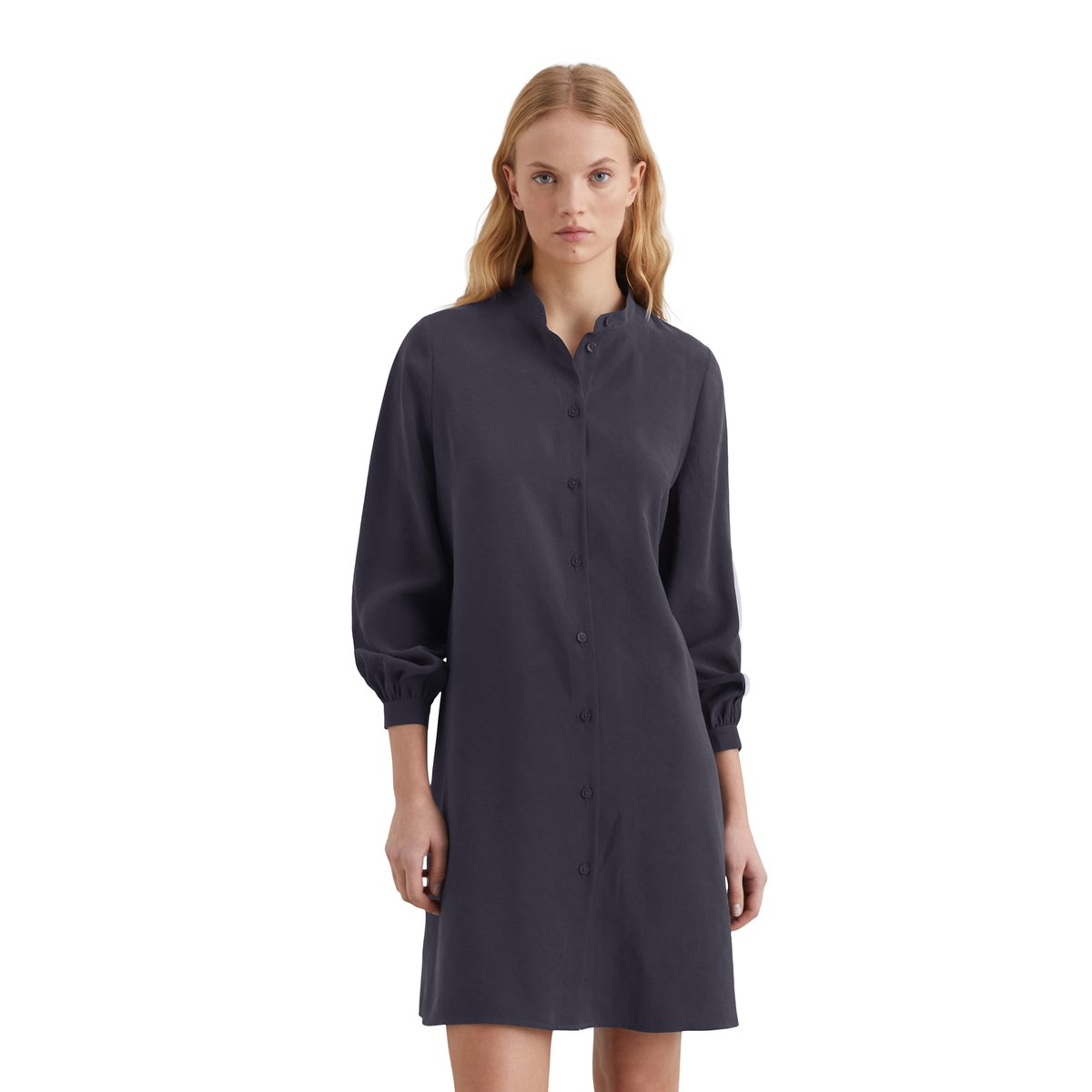 Robe chemisier A-Shape en TENCEL™ Modal bleu, MARC O’POLO DENIM