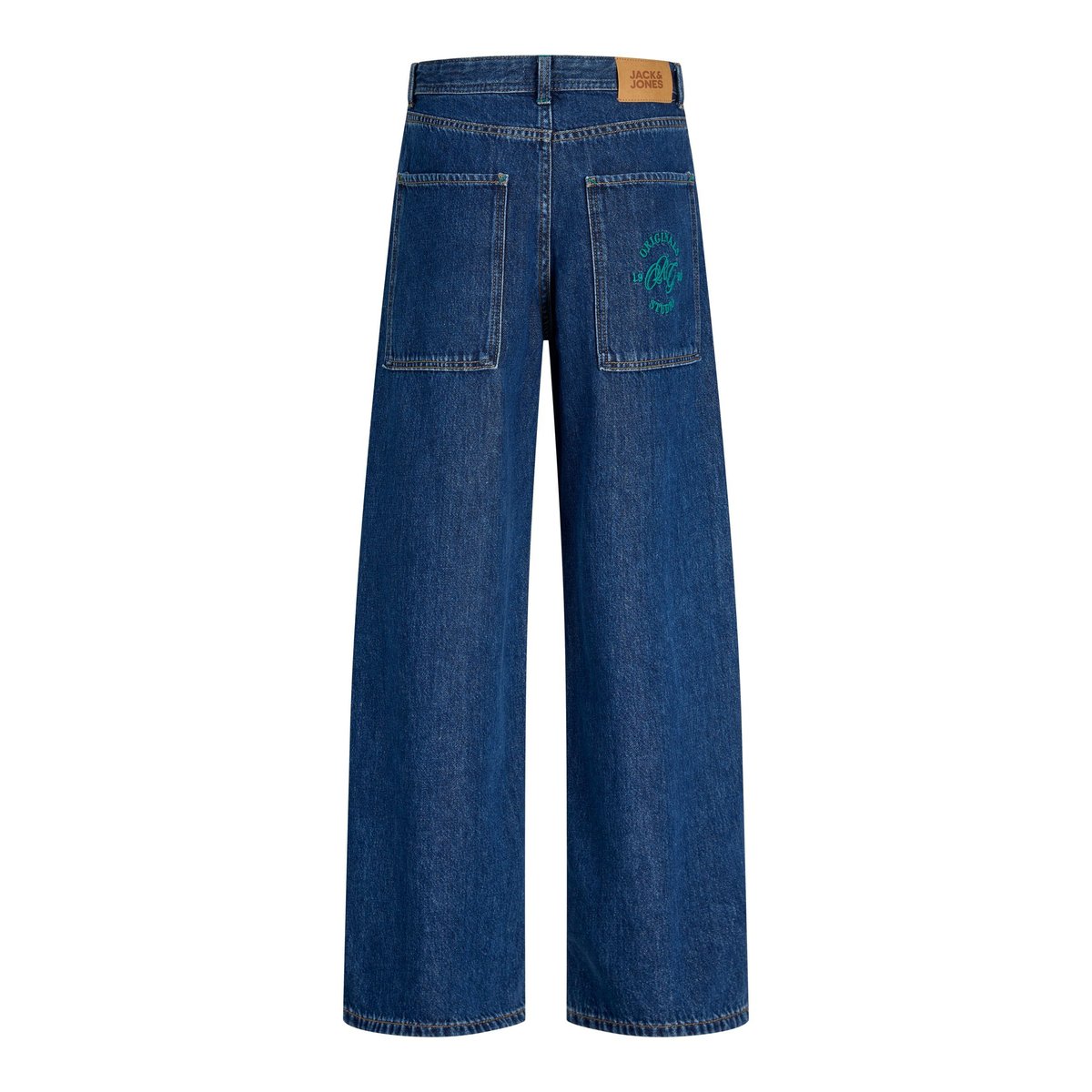 Jean À Coupe Wide blue denim 1, JACK & JONES JUNIOR