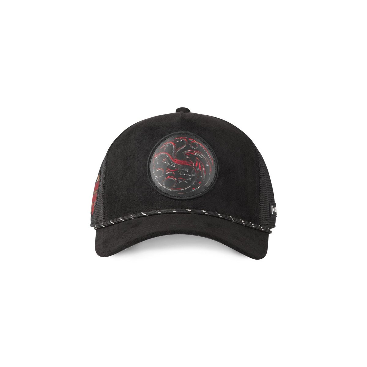 Casquette trucker House of Dragon noir/rouge, CAPSLAB