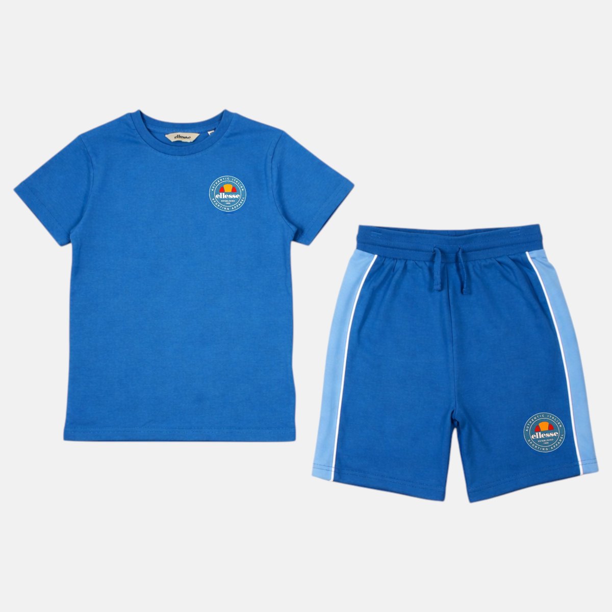 Lot de 2 t-shirts manches courtes et short SUMMER CAMP bleu roi, ELLESSE