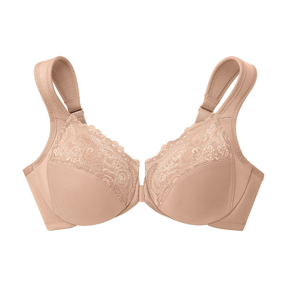 Reggiseno avvolgente in pizzo, Elegance caffé, GLAMORISE