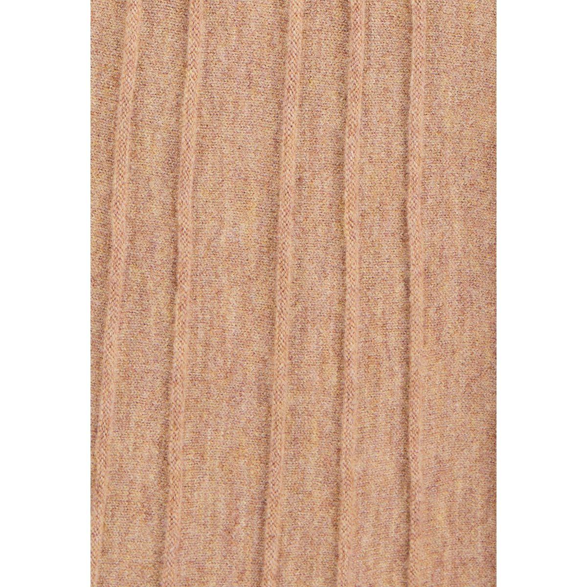 Jupe tricot nervuré Thermolactyl marron chiné, DAMART