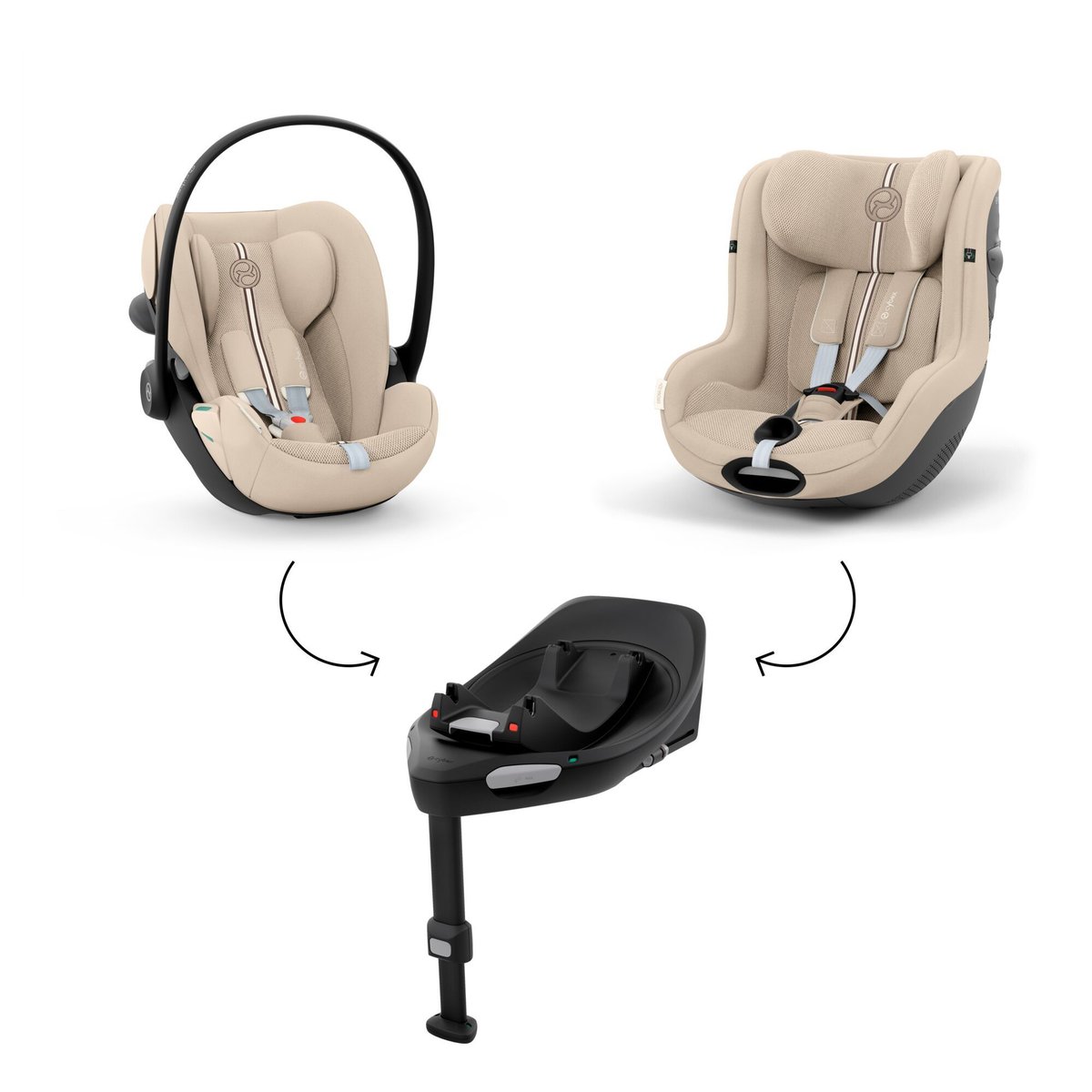 Base G3 ISOFIX rotative noir, CYBEX