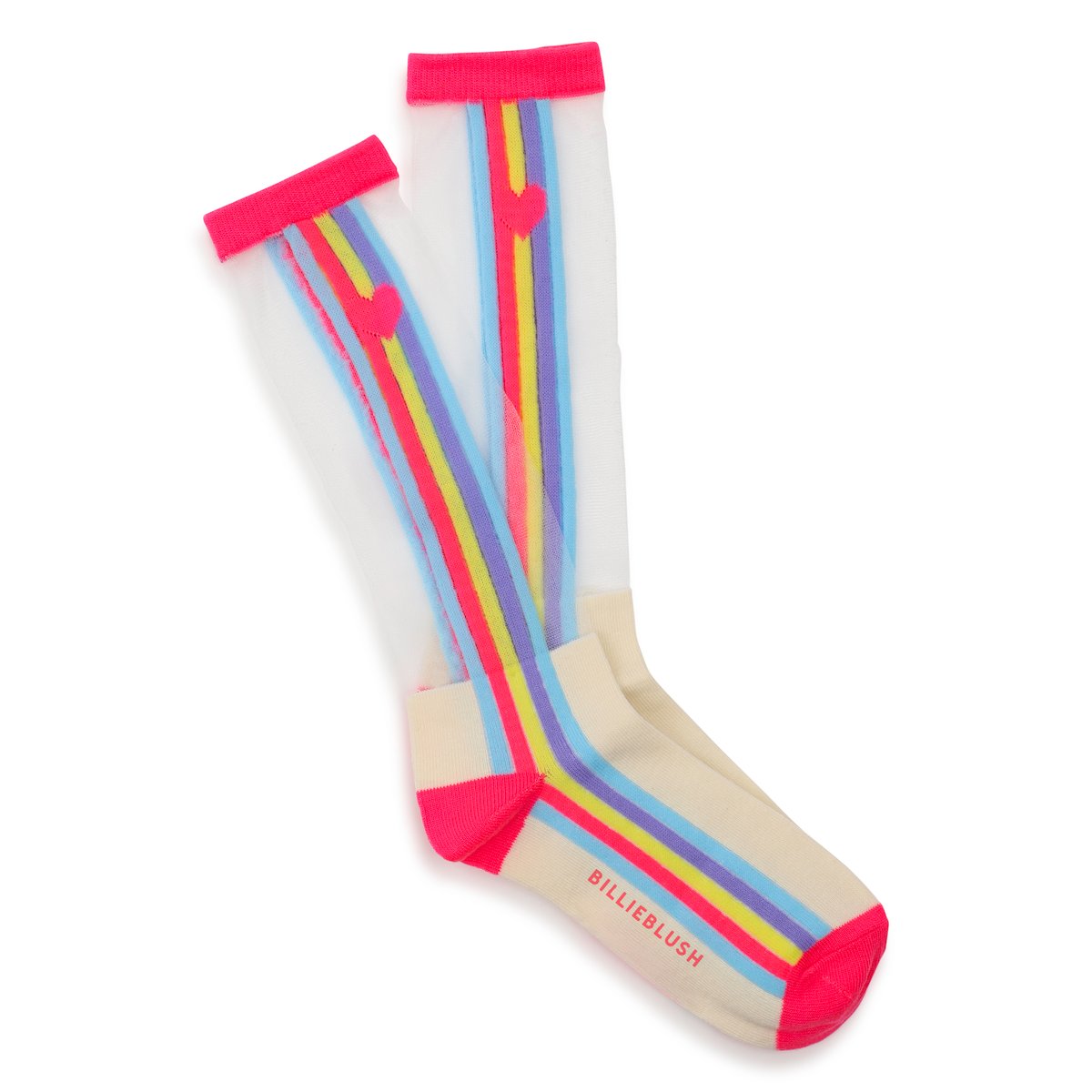 Chaussettes mi-haute storm pink, BILLIEBLUSH