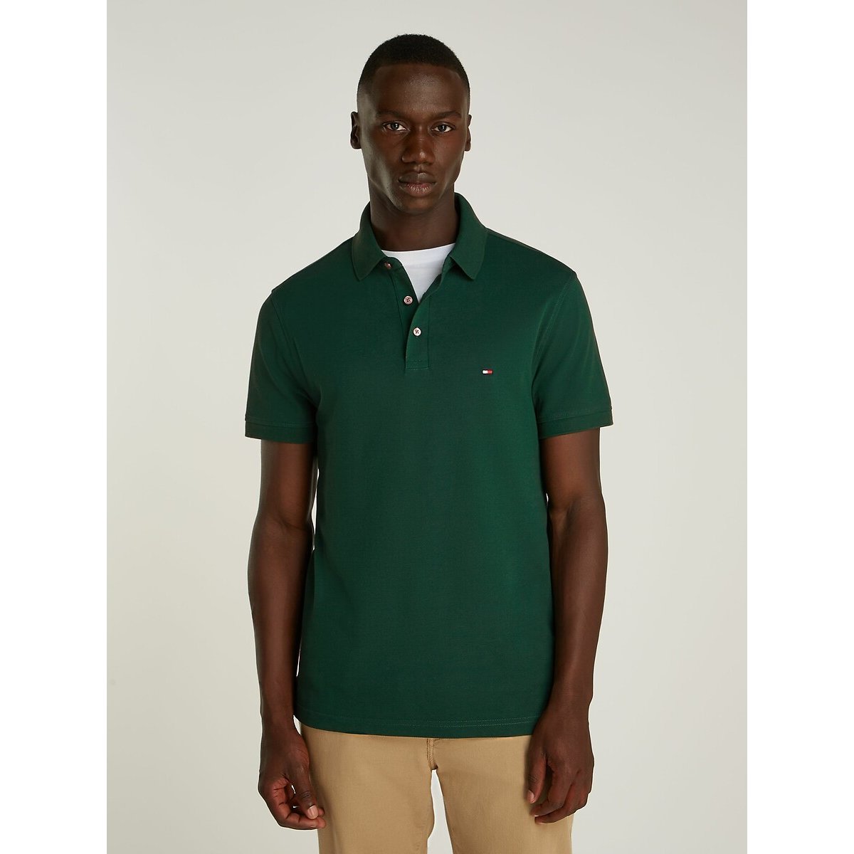 Polo slim 1985 vert, TOMMY HILFIGER