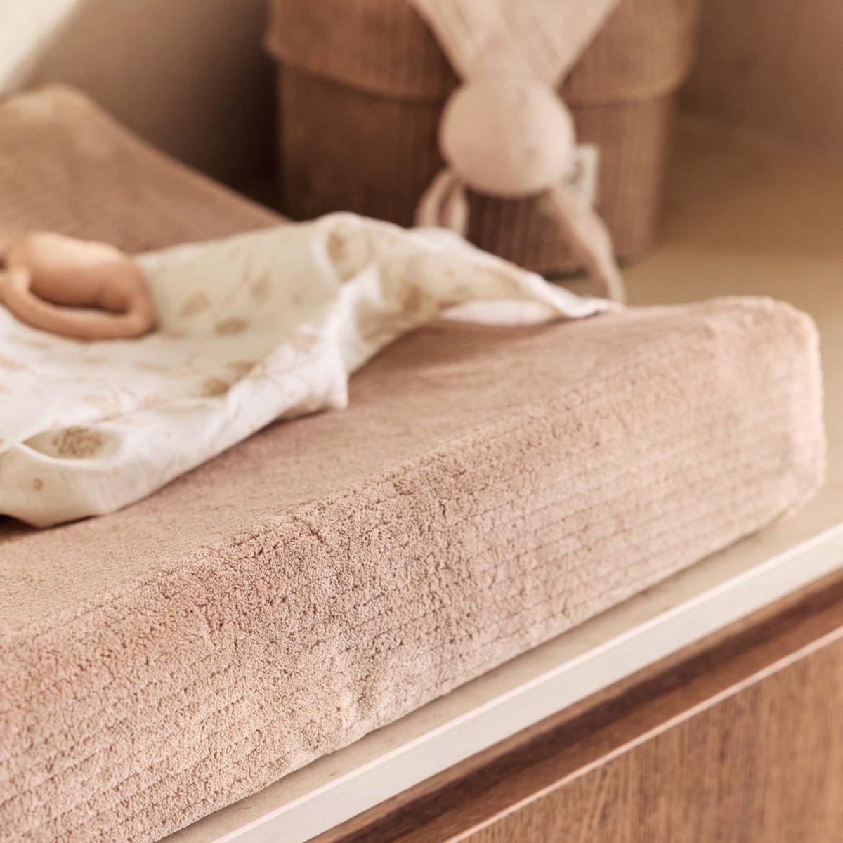 Housse matelas à langer marron, JOLLEIN