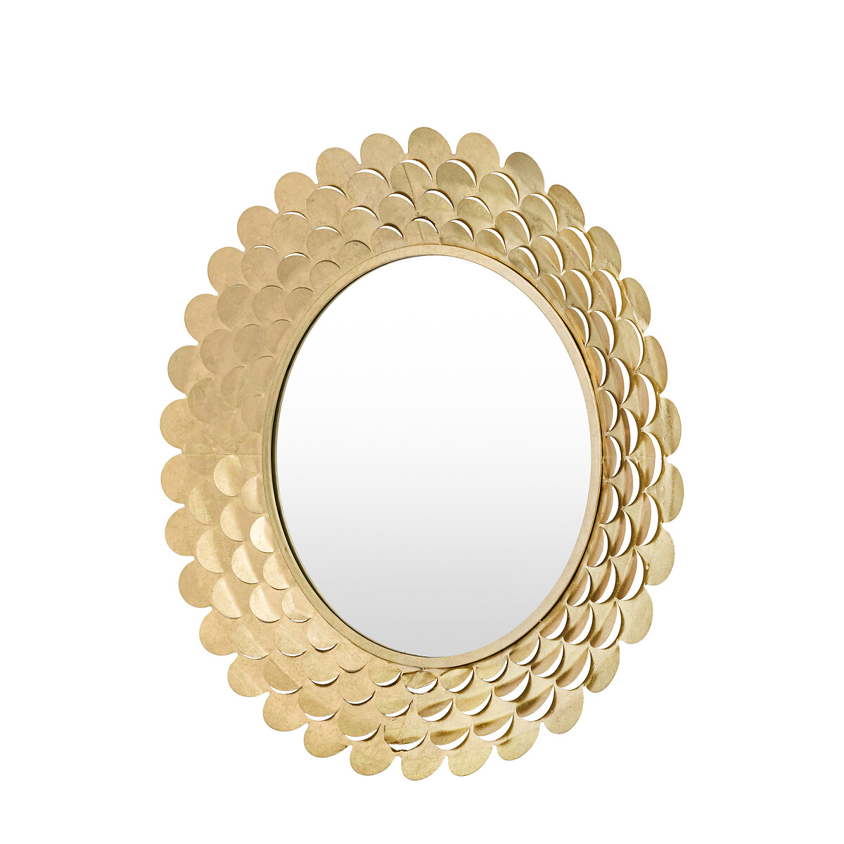 91cm Wiley Decorative Round Mirror in Gold gold-coloured, ÉDITÉ
