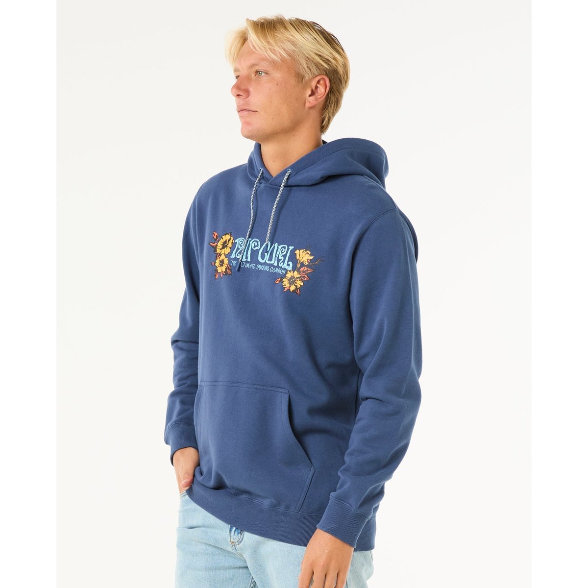 Sweat à Capuche PARADISE bleu marine délavé, RIP CURL