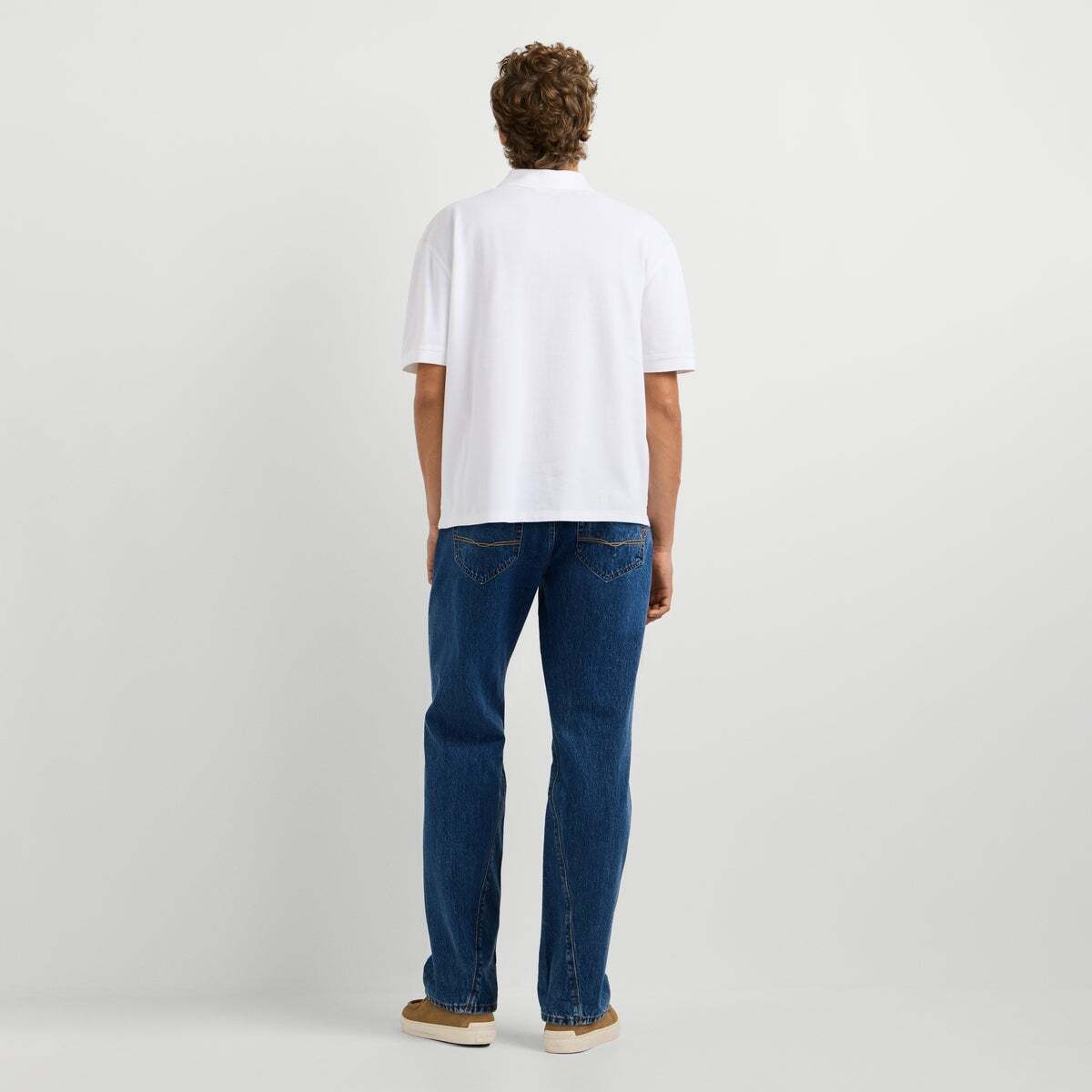 Polo Piqué Coupe Casual blanc, PEPE JEANS