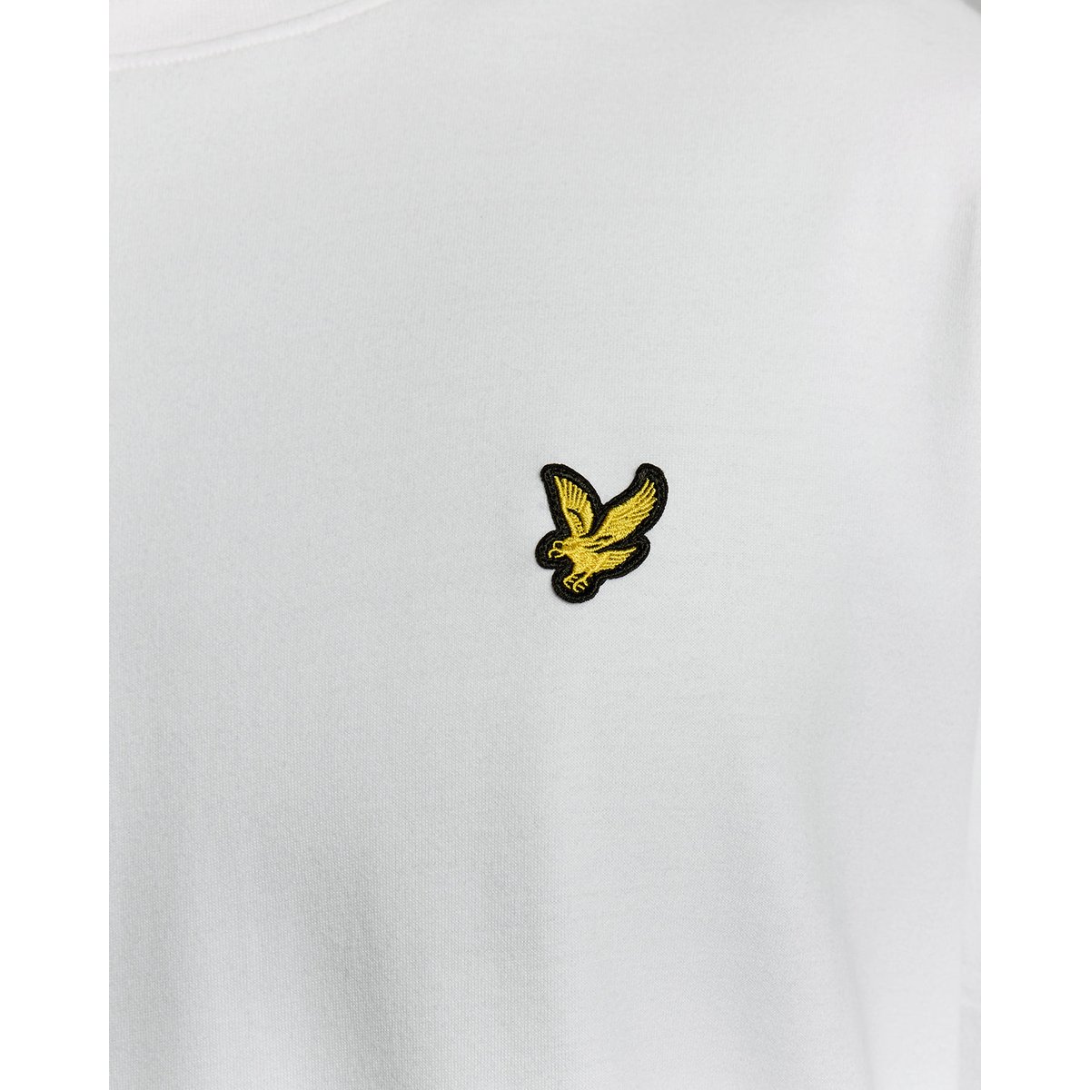 T-shirt ultra doux en mélange de coton blanc, LYLE & SCOTT