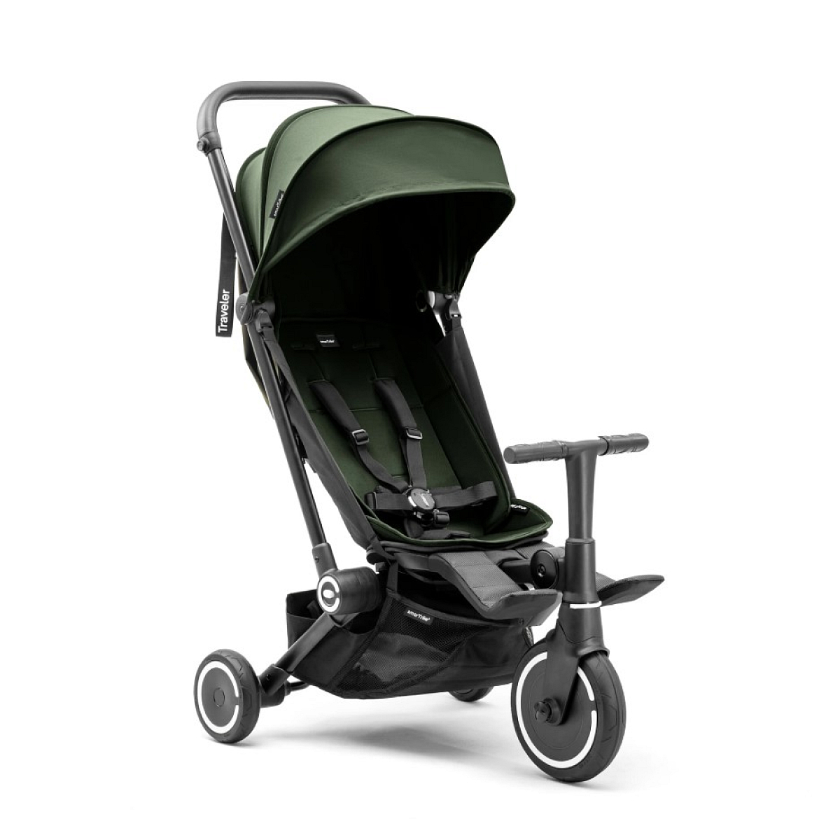 SmarTrike tricycle Xtend Traveler olive couleur unique, SMARTRIKE
