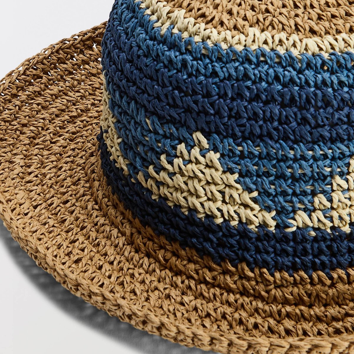 Chapeau cloche à rayures bel air, MONOPRIX