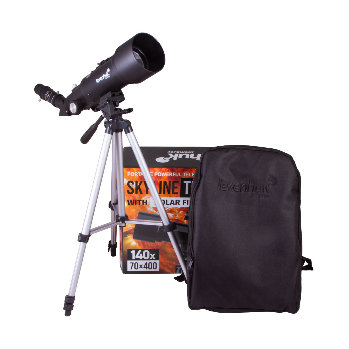 Télescope Skyline Travel Sun couleur unique, LEVENHUK