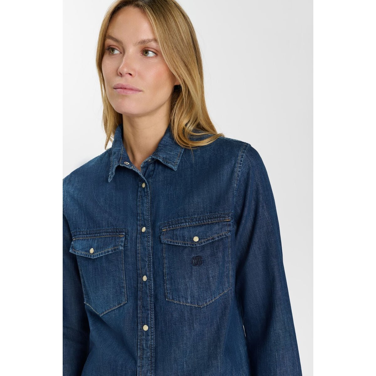 Chemise en jeans BARBO blue, LE TEMPS DES CERISES