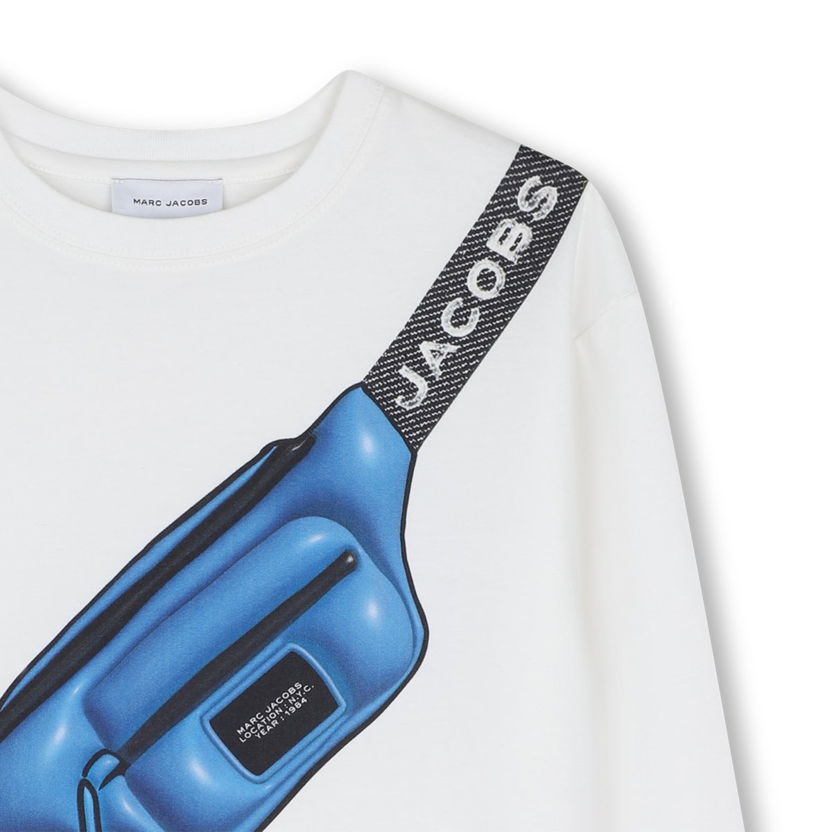 Tee-shirt manches longues ivoire pastel, MARC JACOBS