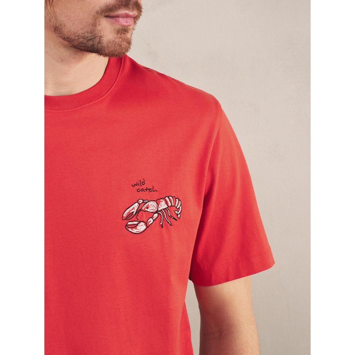 Pyjama en jersey à manches courtes et homard rouge/bleu, NEXT