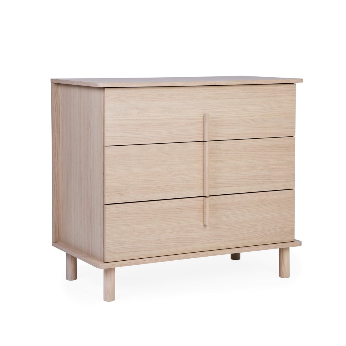 Commode à langer 3 tiroirs naturel, CHILDHOME