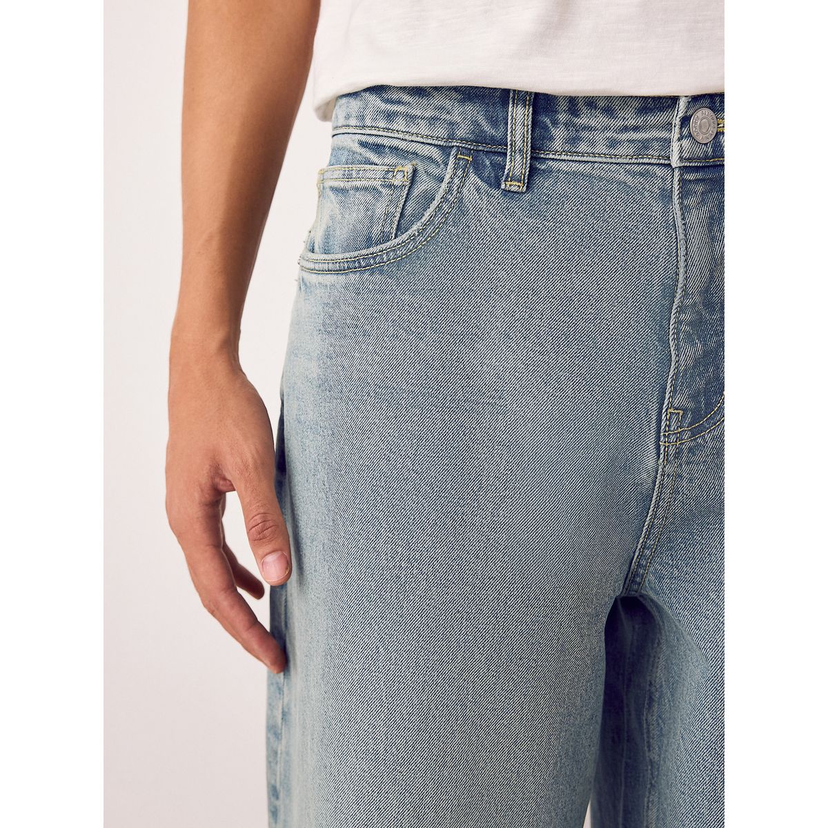 Jean vintage délavé bleu clair, NEXT
