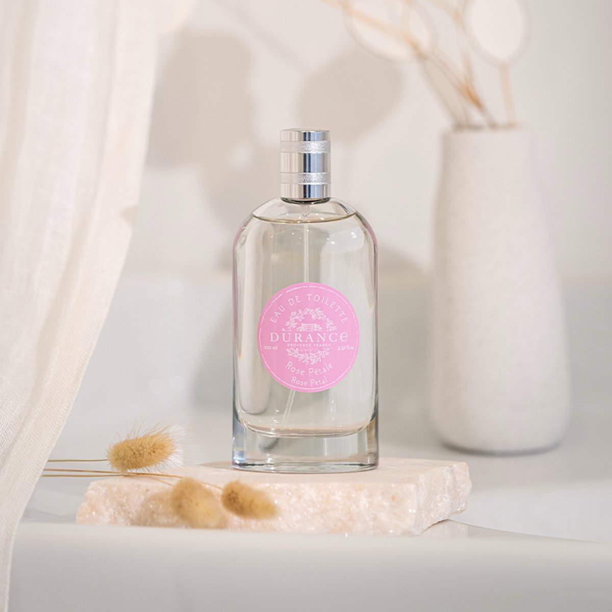 Eau de toilette ROSE PÉTALE couleur unique, DURANCE