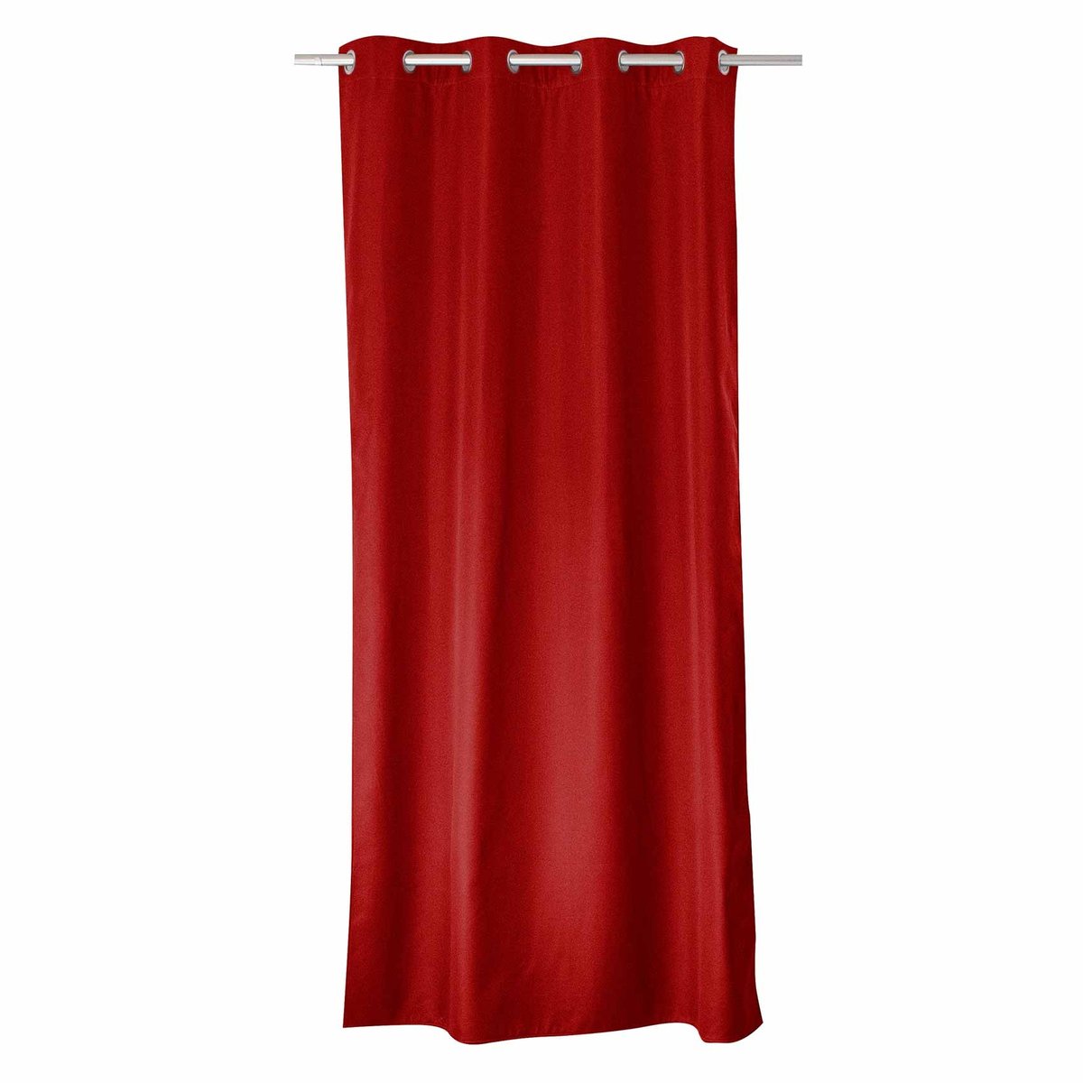 Rideau uni isolant et thermique rouge, HOME MAISON