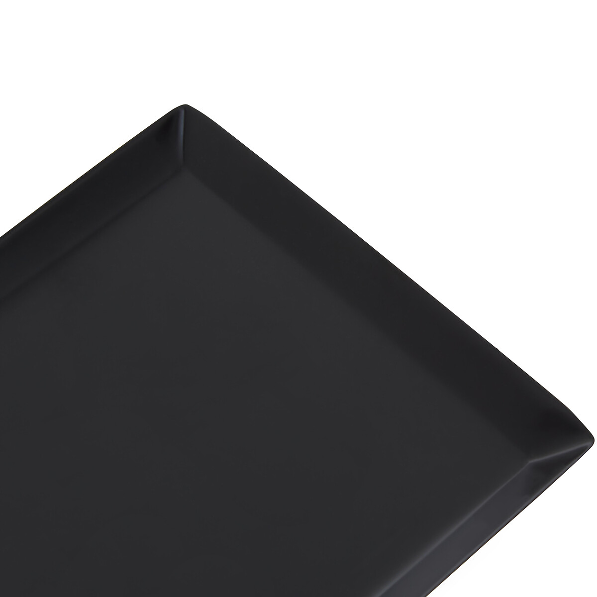 26cm Black Metal Tray black, FIFTY FIVE SOUTH