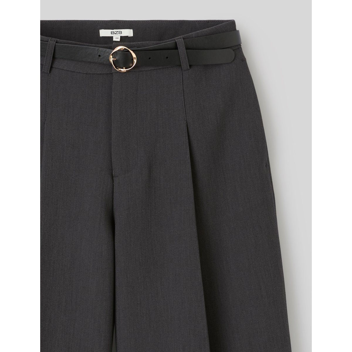 Bermuda long gris clair, BZB
