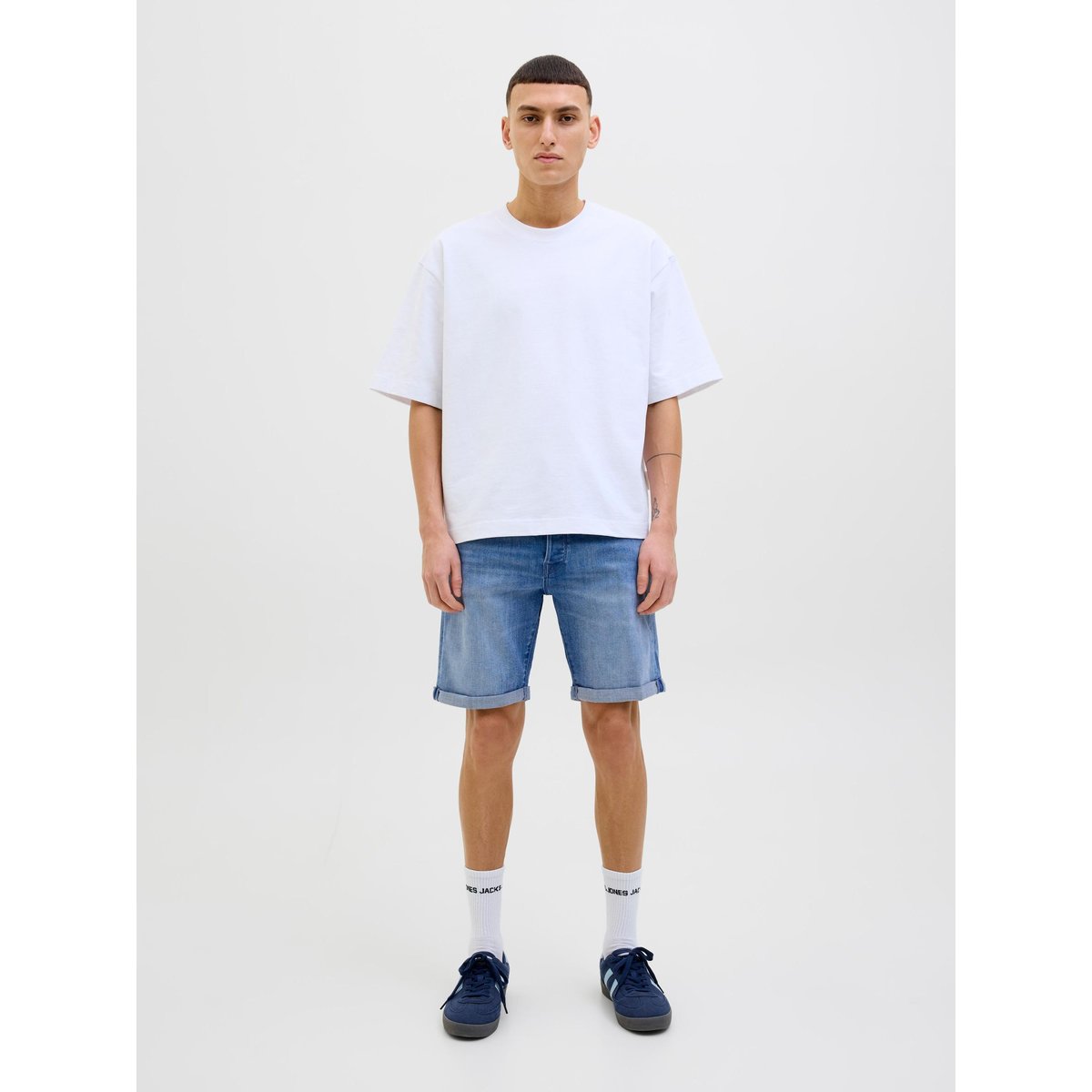 Short En Denim bleue - blue denim 1, JACK & JONES
