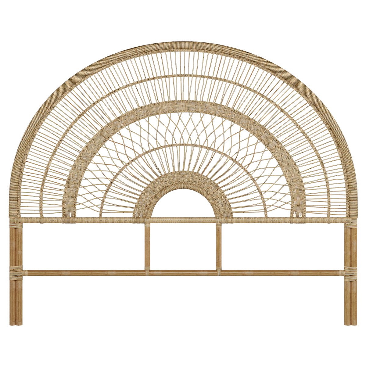 Tête de lit en rotin - ASTÉRIA naturel, MAISON PAVANE