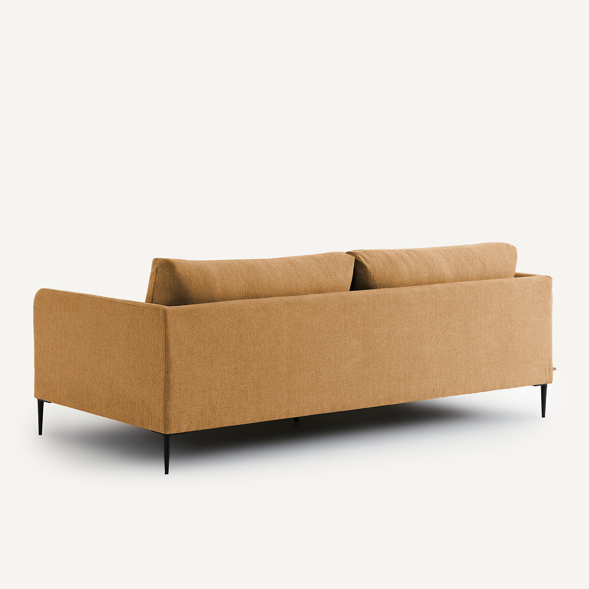 Canapé droit, 3 ou 4 places, en chenille recyclée, OSCAR bronze, EMMANUEL GALLINA X AM.PM