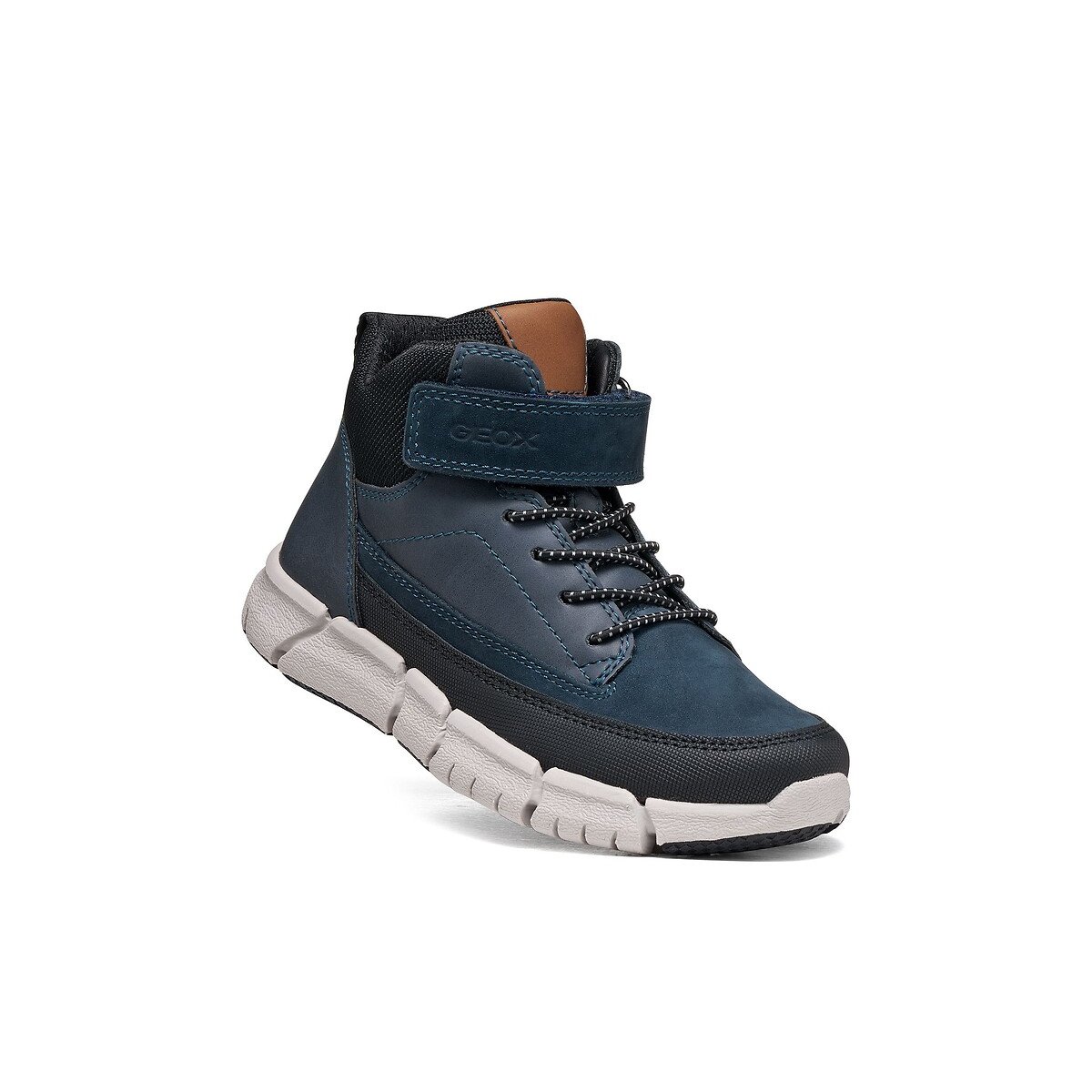Flexyper breathable high top trainers navy blue, GEOX