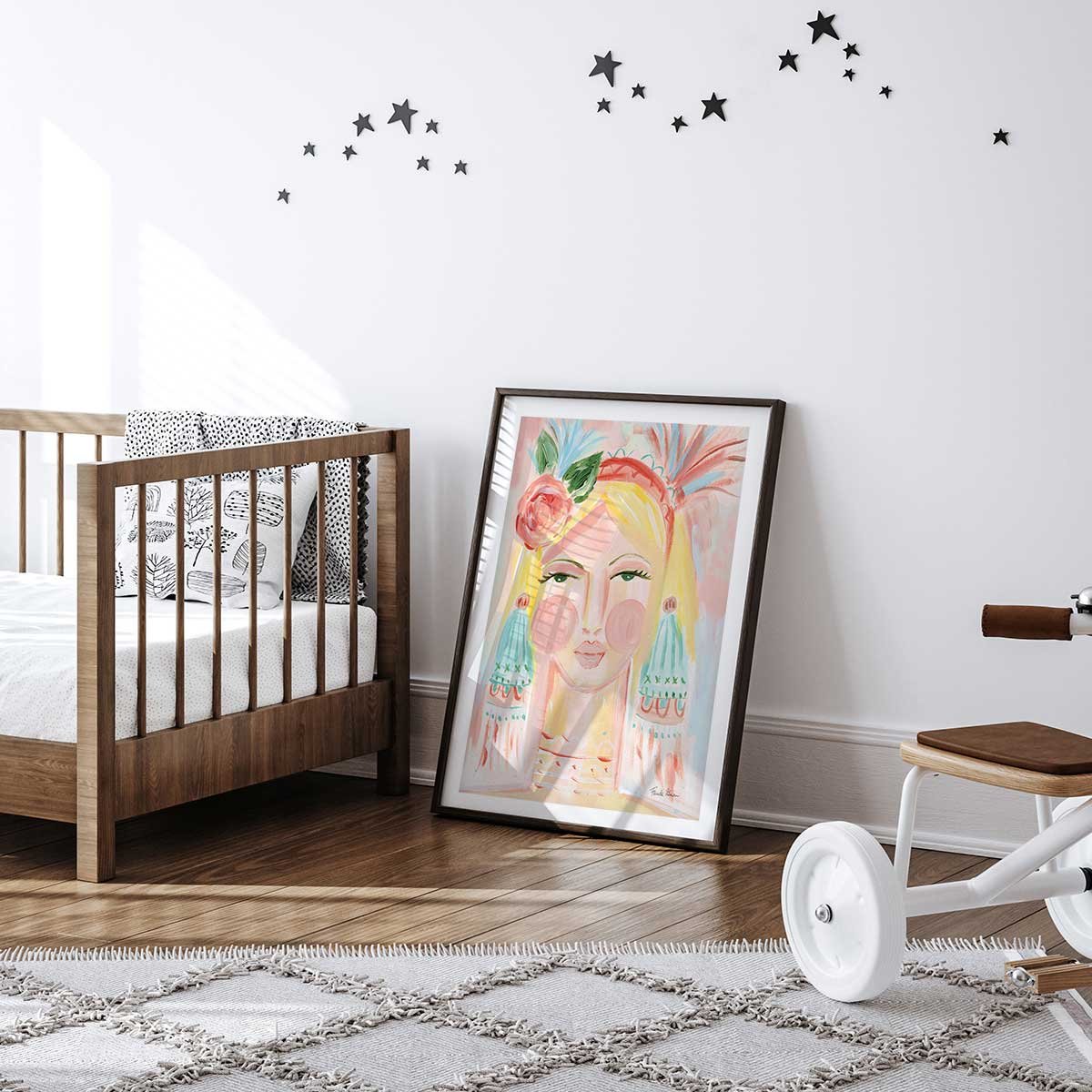 Affiche enfant visage affiche seule, HEXOA