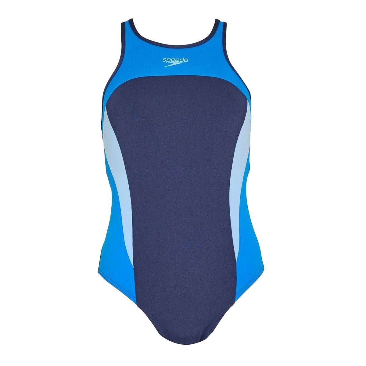 Maillot de bain 1 pièce motif/style blocs de couleurs turquoise, SPEEDO