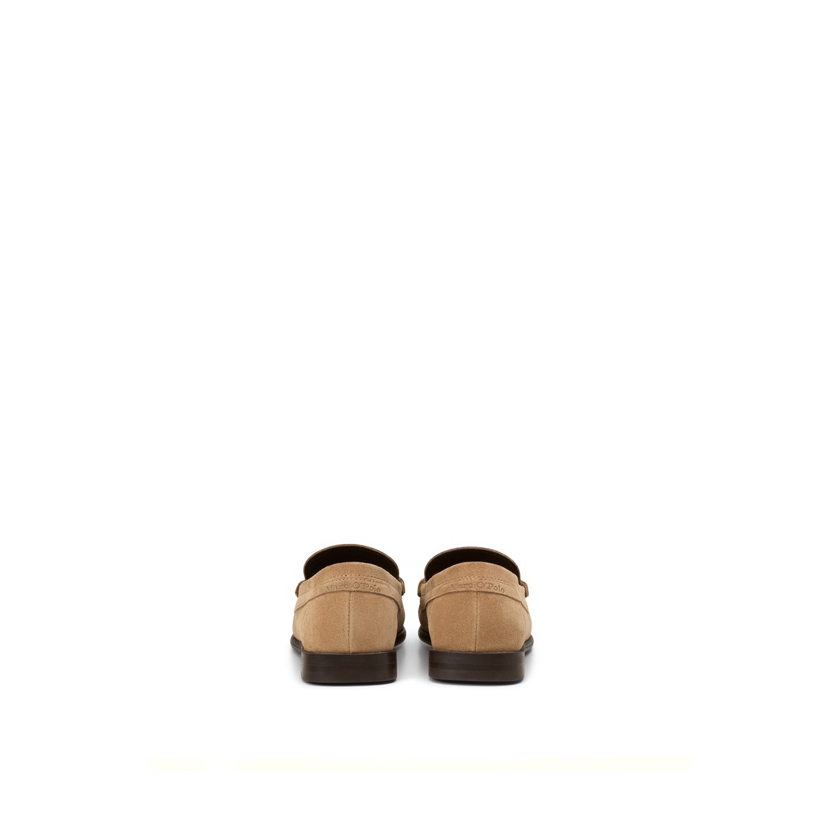 Loafer en cuir de vachette velours de haute qualité marron clair, MARC O'POLO