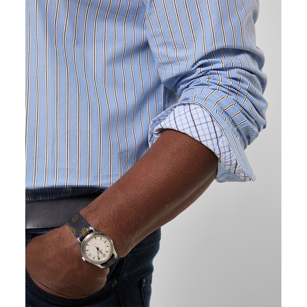 Superbe Chemise à Rayures bleu, JOE BROWNS
