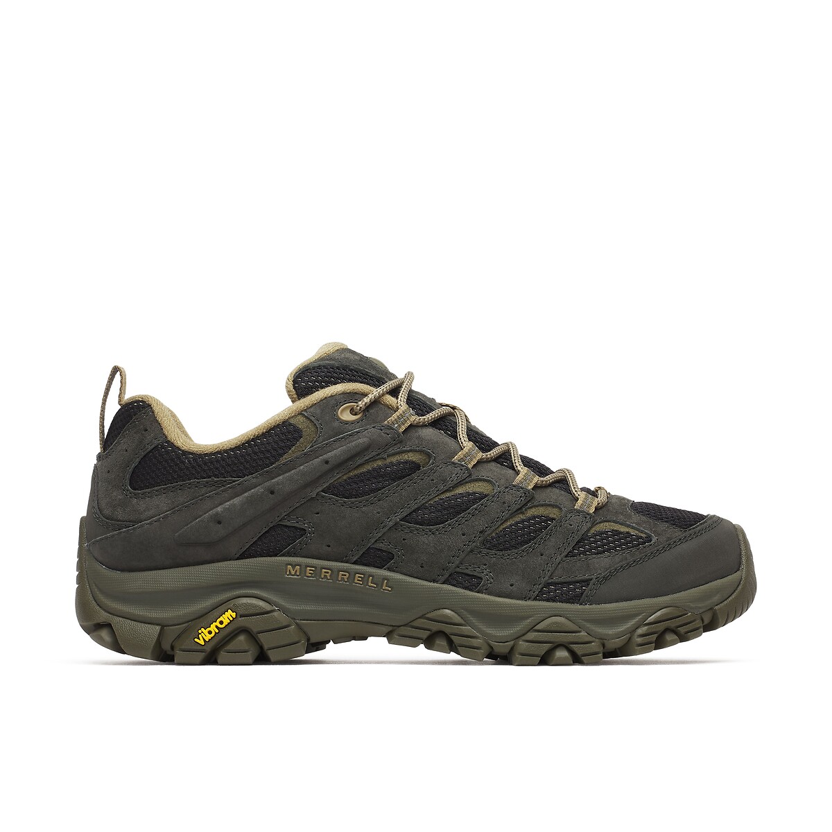 Baskets de randonnée en cuir suédé MOAB 3 noir, MERRELL