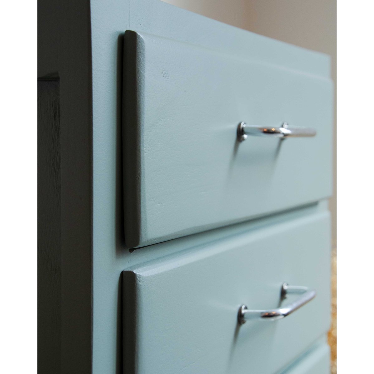 Chiffonnier en bois Valery N°106 - Bon état vert d'eau, DEBONGOUT