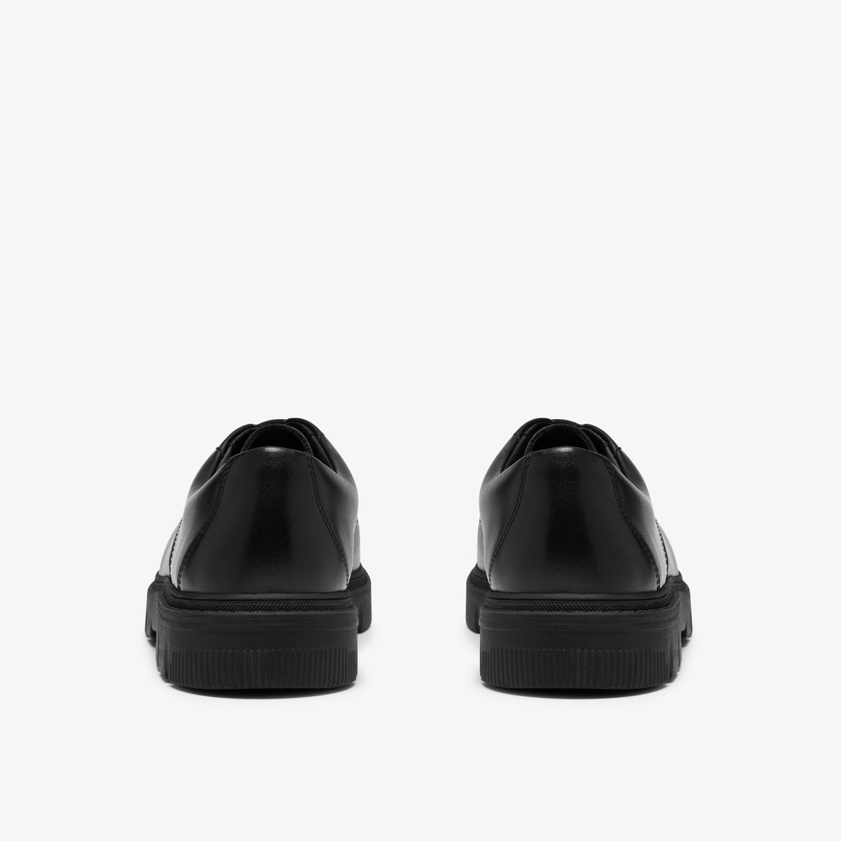 Derbies Cuir Coupe Large LORCAM WALK Y noir, CLARKS