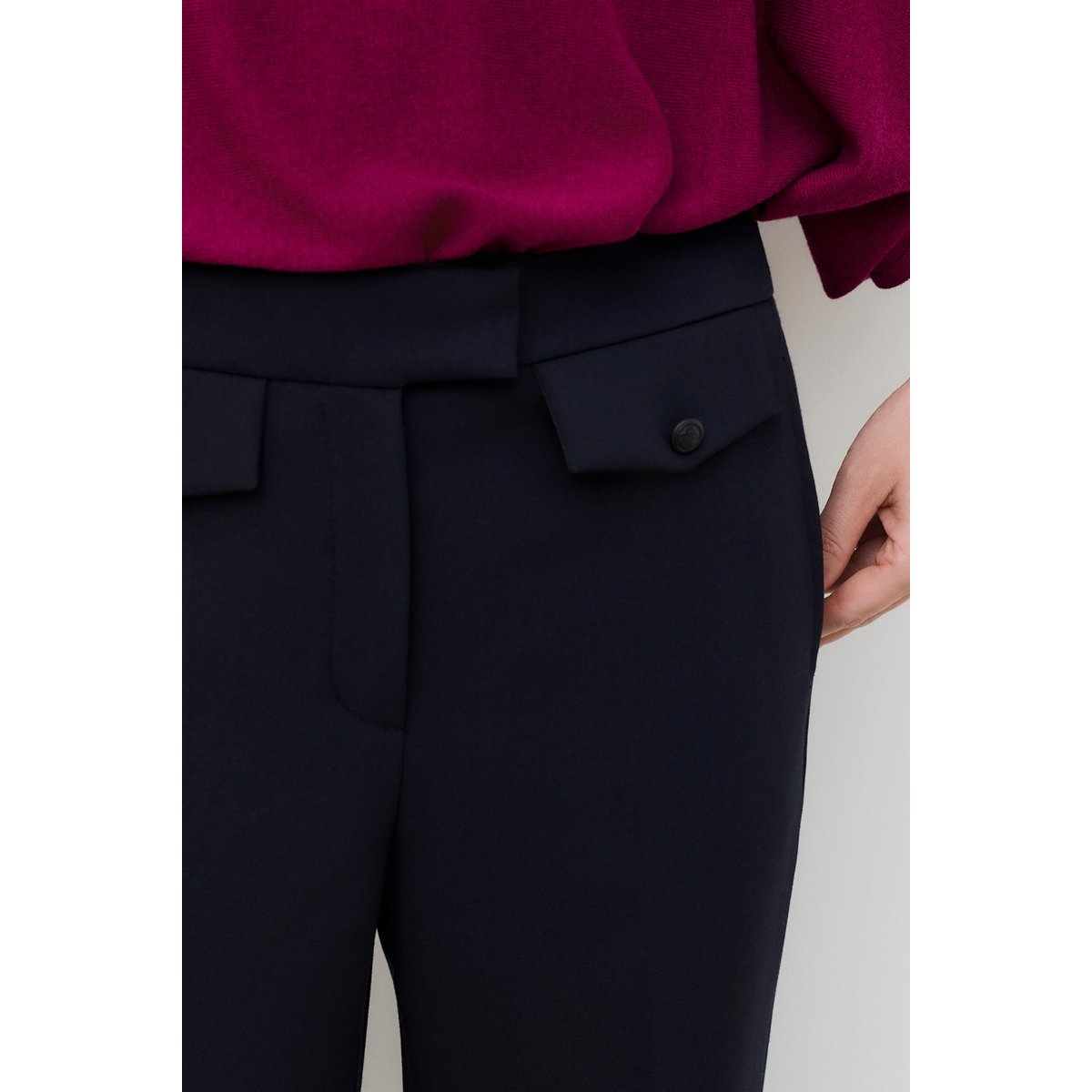 Pantalon droit workwear PARISTIDE bleu marine, CAROLL