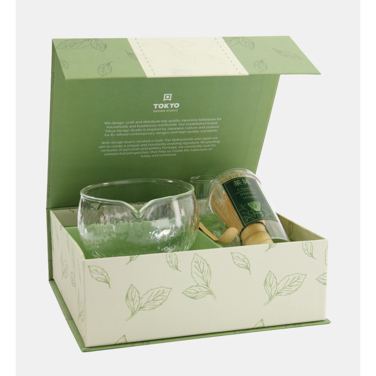Coffret thé japonais transparent, TOKYO DESIGN STUDIO