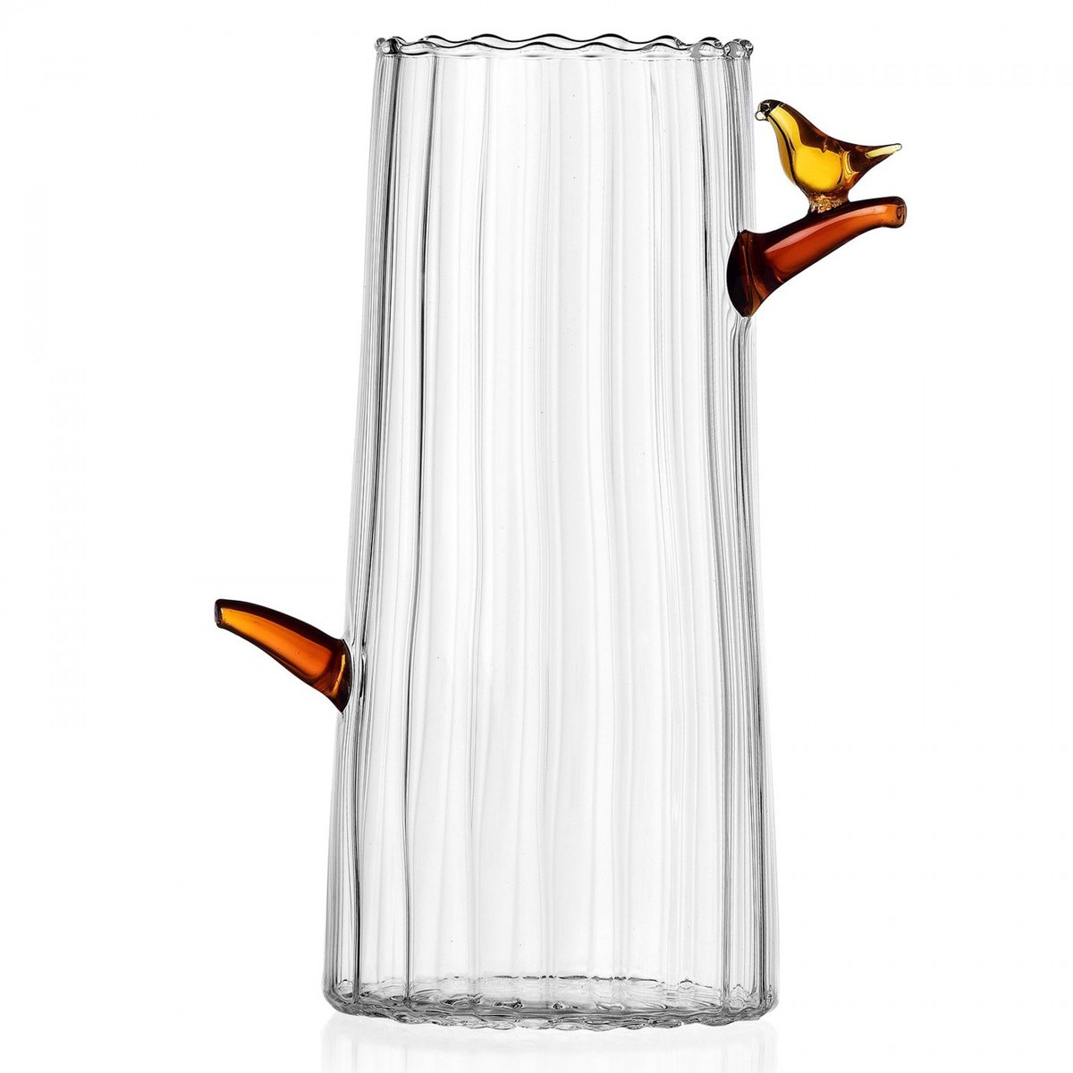 Vase Bird transparent, ICHENDORF