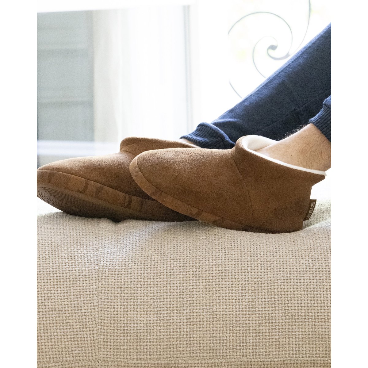 Chaussons extra-light Bottillons beige, ISOTONER