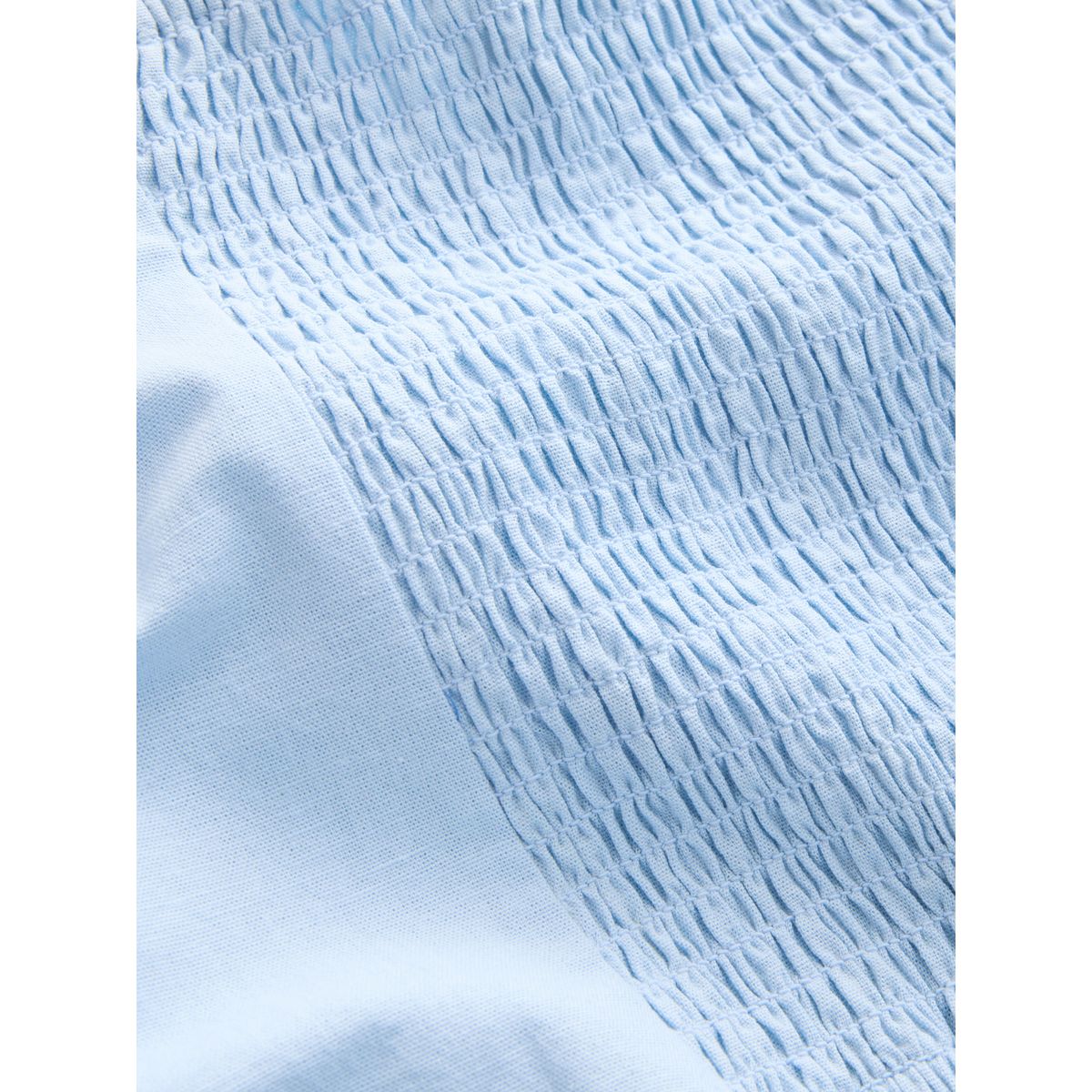 Robe courte cintrée en lin mélangé chambray bleu, NEXT