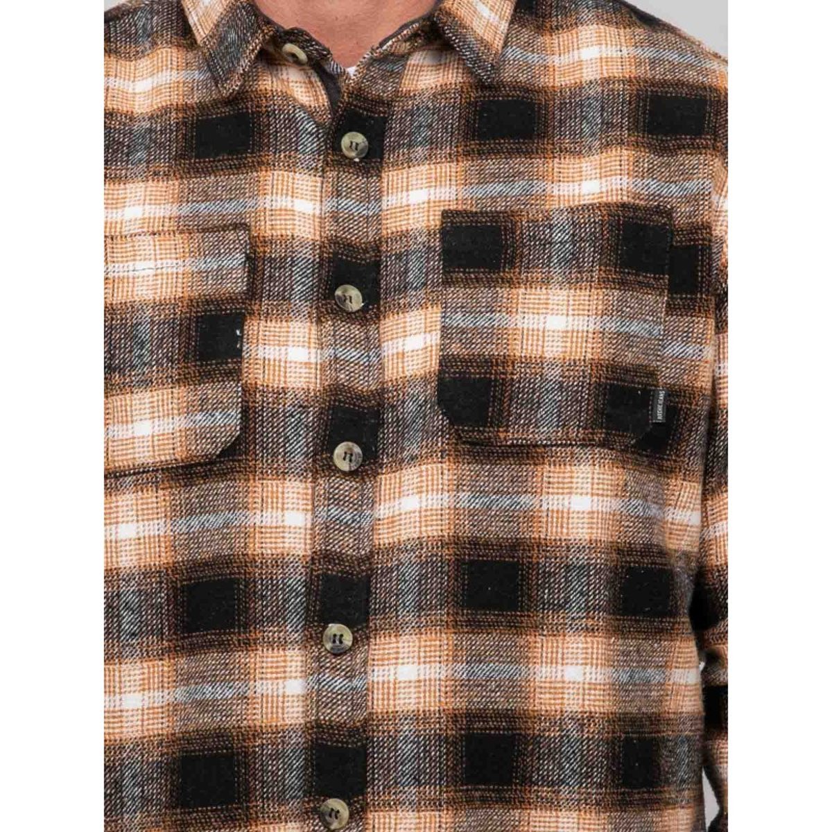 Surchemise Manches Longues Carreaux Zodiopet noir, RITCHIE