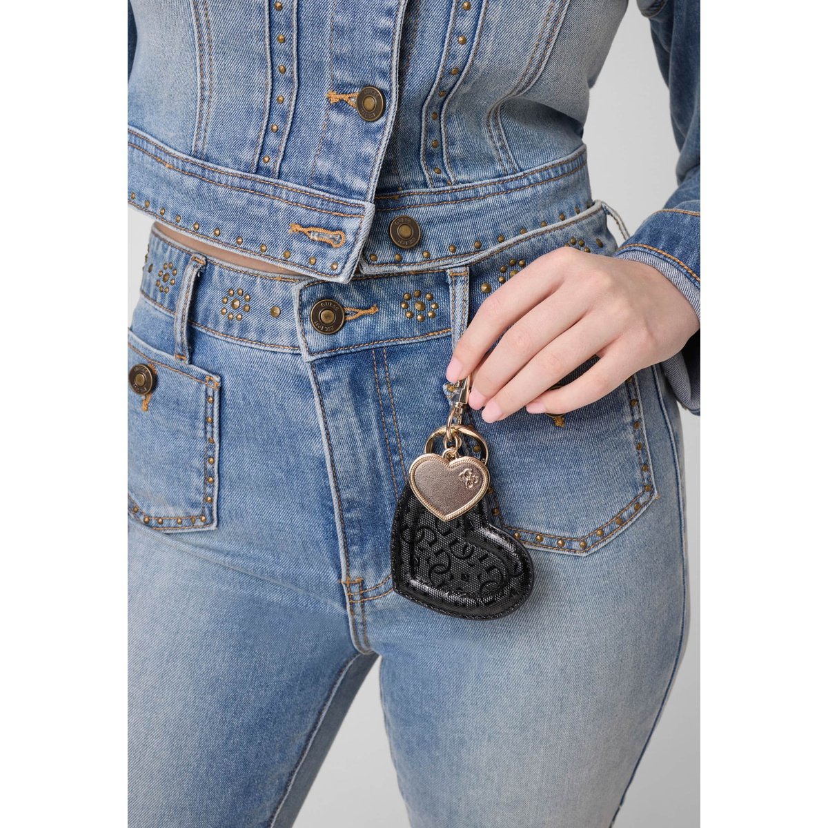 Porte-Clés Tamara noir, GUESS