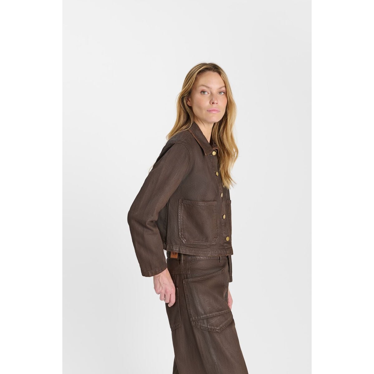 Veste AKSEL brown, LE TEMPS DES CERISES