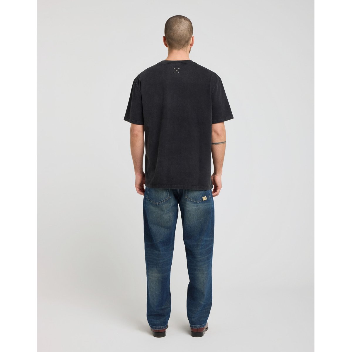 TSHIRT RELAX DARKY noir mat, PULLIN