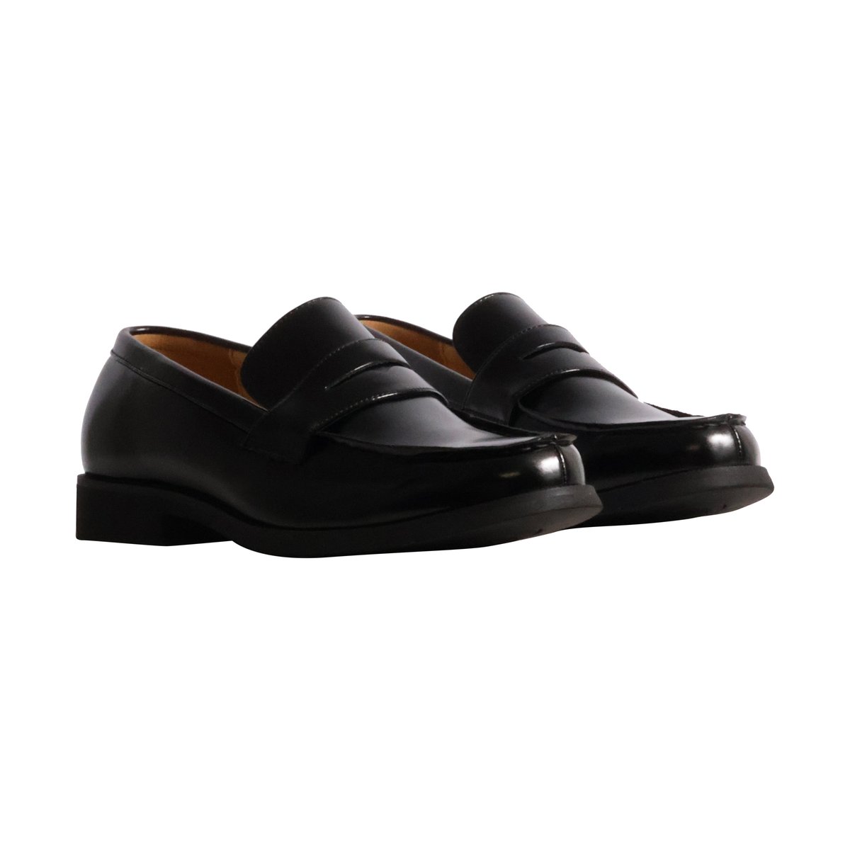 Mocassin Cuir noir, ENZO MARCONI