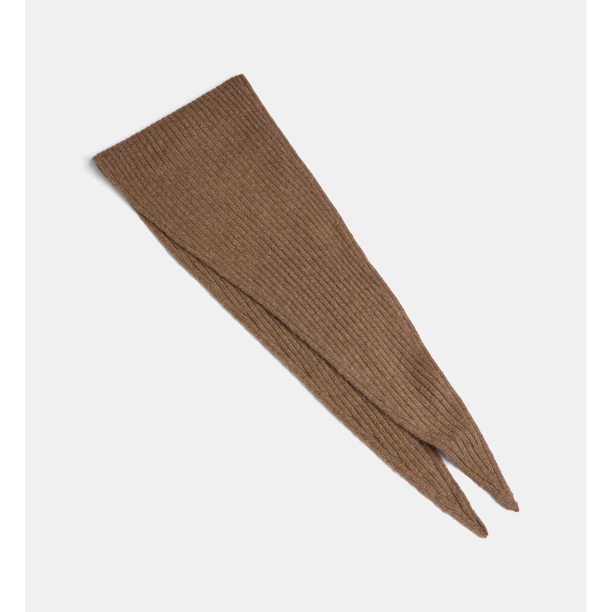 Echarpe triangle sandrine en cachemire beige, GALERIES LAFAYETTE
