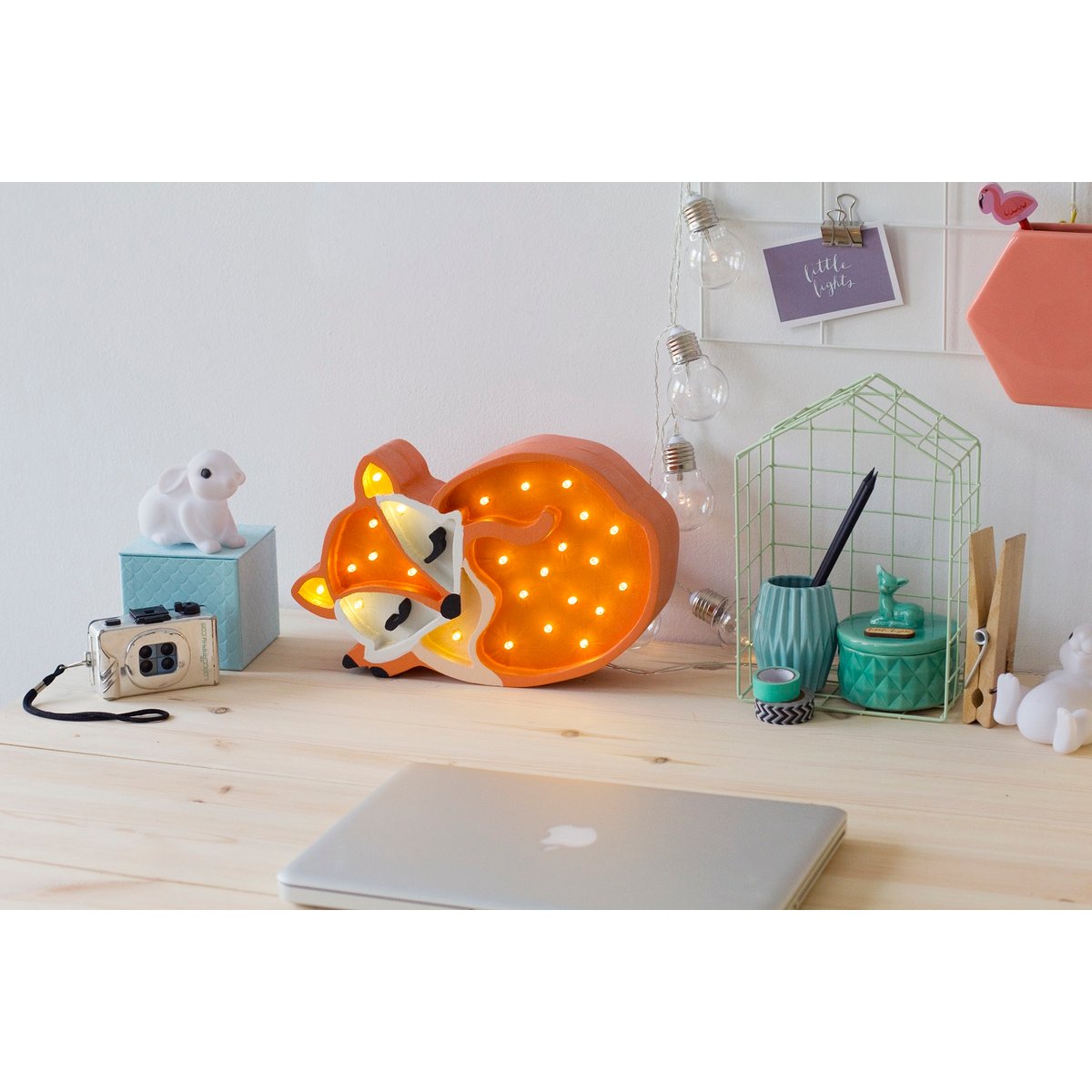 Lampe Veilleuse Renard orange, LITTLE LIGHTS