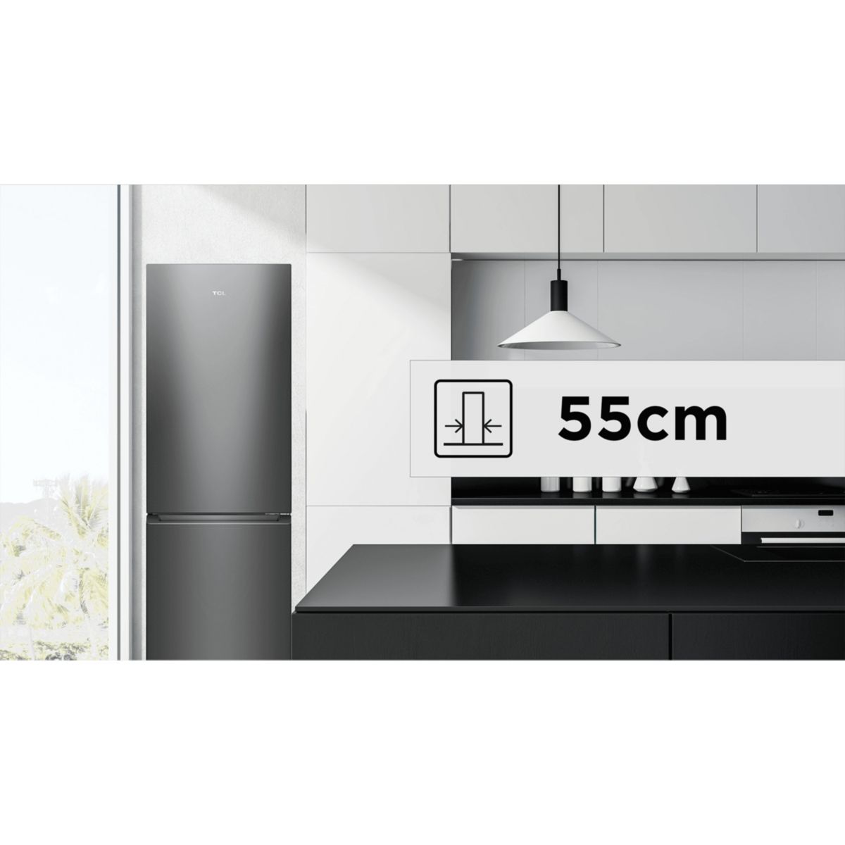 Réfrigérateur combiné RF260BSD0 couleur unique, TCL